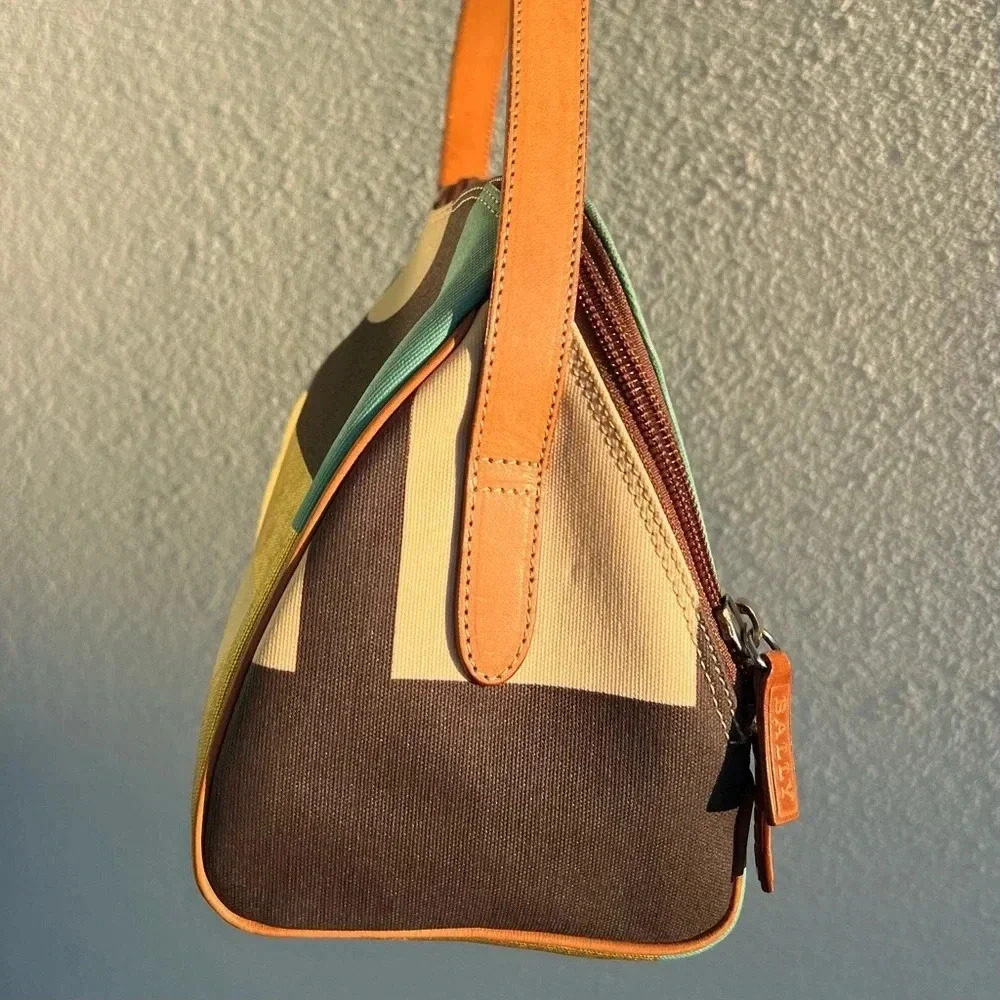 Bally Bag Canvas Leather - Picture 5 of 10
